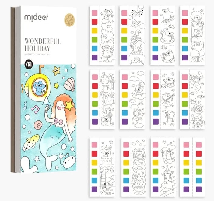 (đ„Last Day Promotion - 50% off)Pocket Watercolor Painting Book